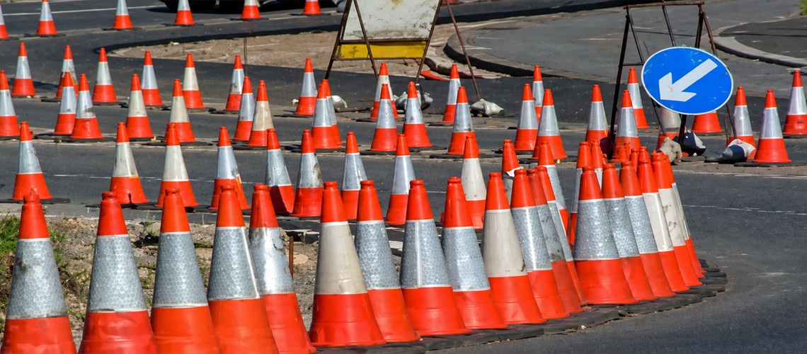 road cones