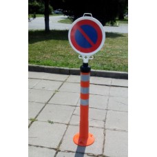 Flexible Delineator Post 750mm with Ad panel /triangle/ Flexible Delineator Post 750mm with Ad panel /triangle/